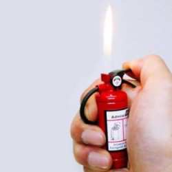 Fire Extinguisher Lighter With LED Light