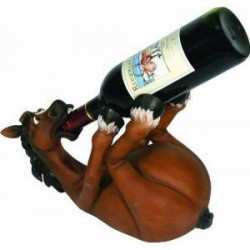 Rivers Edge Hand Painted Horse Wine Bottle Holder